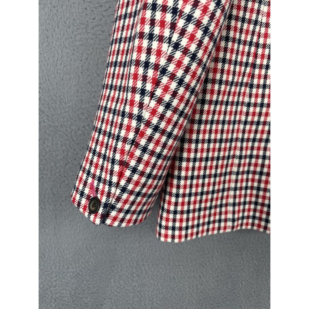 Boden Bramley Blazer Womens 14 US Multicolor Check Collared Lined Pockets Preppy - Picture 4 of 11